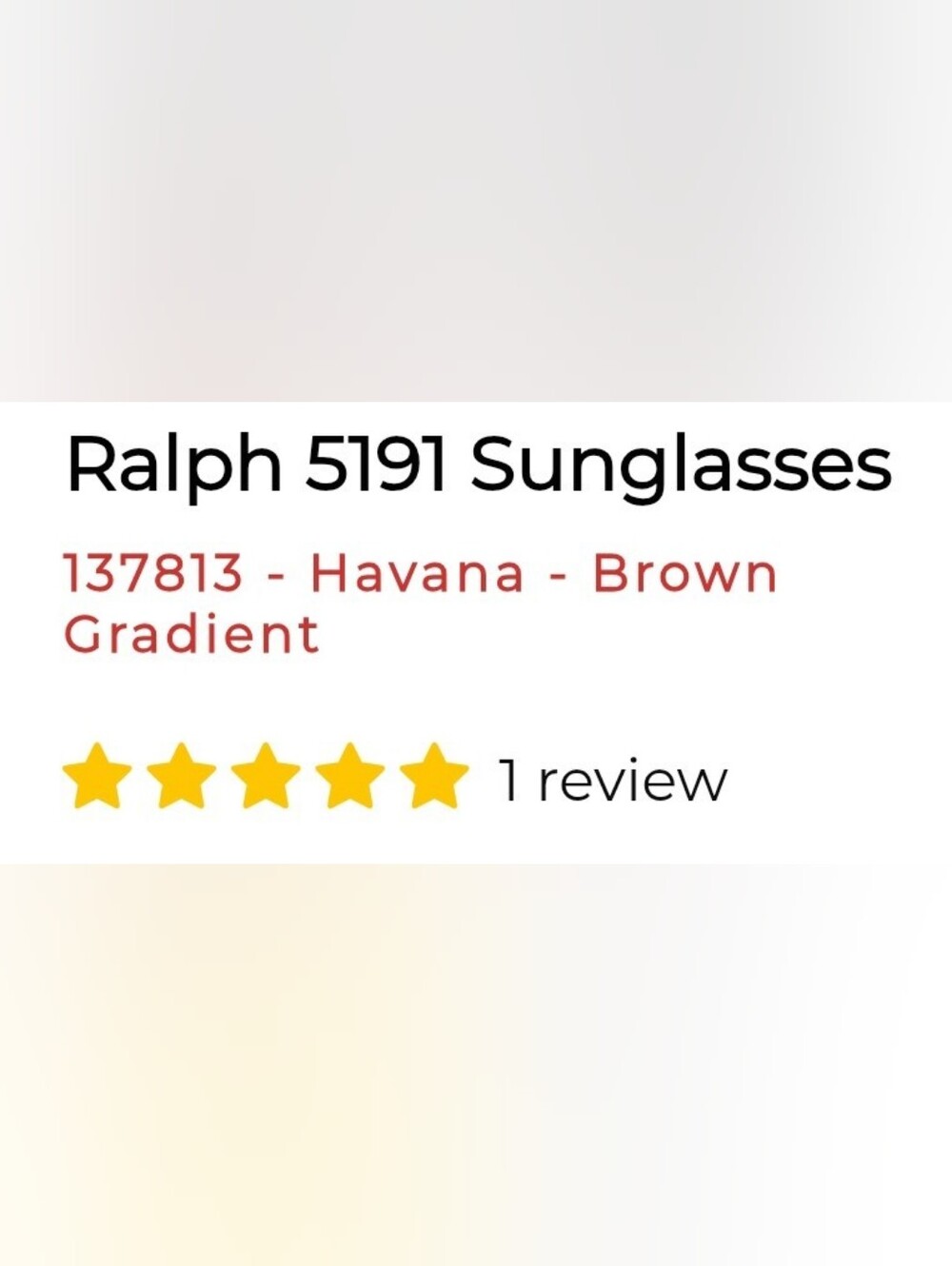 Ralph Lauren Tortoiseshell Brown Gradient Women's Sunglasses - Picture 2 of 14